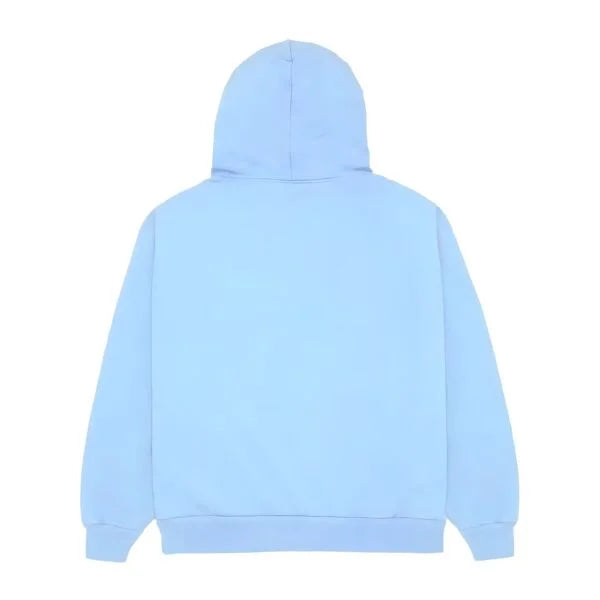 Hoodie Sp5der Web en azul cielo