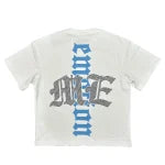Mixed Emotion White Angel Rhinestone Tee