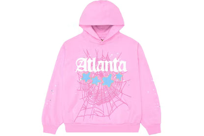 Hoodie SP5DER Atlanta rosa