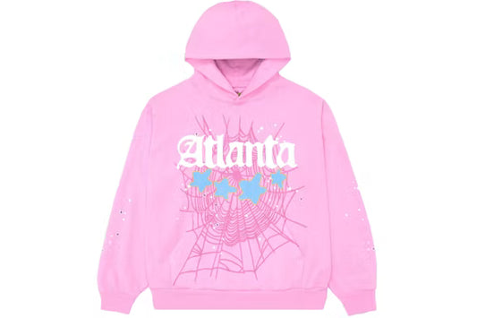 Hoodie SP5DER Atlanta rosa