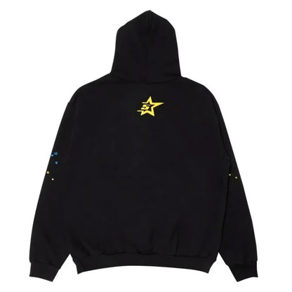 Hoodie Sp5der P*NK en negro