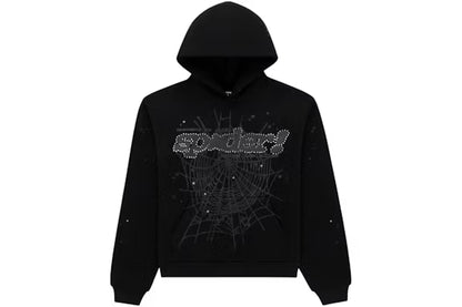 Sp5der Rhinestone Punk V2 Hoodie