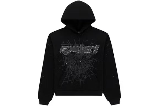Sp5der Rhinestone Punk V2 Hoodie