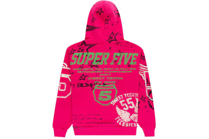 Sp5der Stencil Hoodie